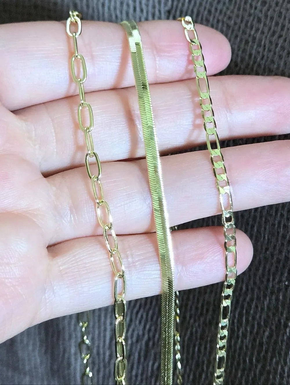 Aquamir Set of Three3️⃣ Gold💛 Waterproof Necklaces - NIB